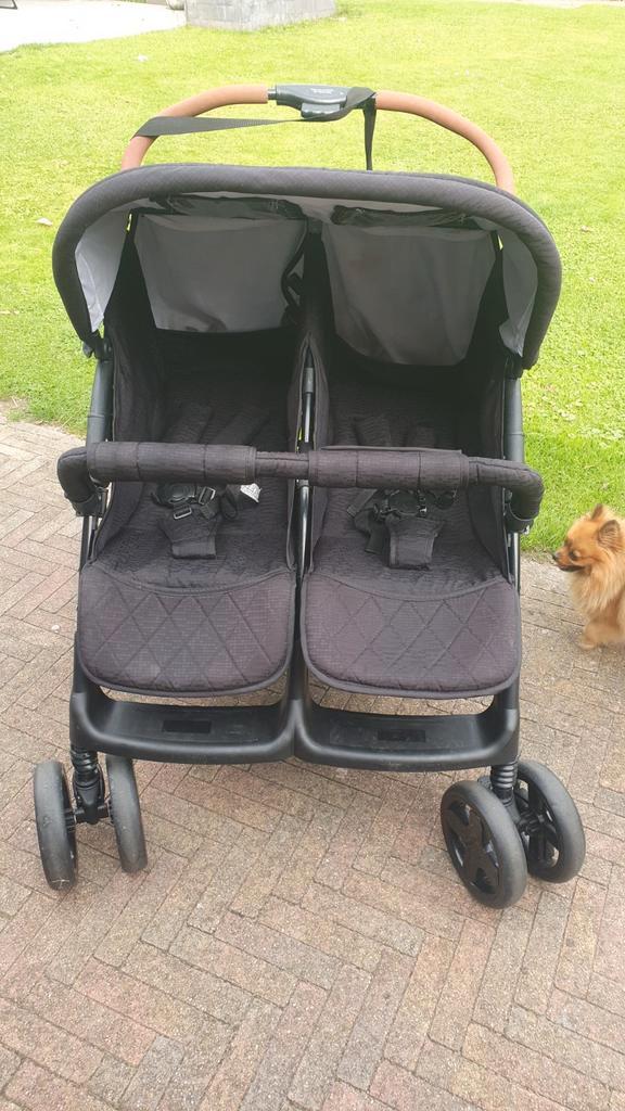Duo tweeling buggy, Kinderen en Baby's, Tweelingen en Meerlingen, Zo goed als nieuw, Kinderwagen of Buggy, Ophalen of Verzenden