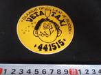 sticker ehv VETA TAXI glaasje op laat je rijden, Ophalen, Zo goed als nieuw