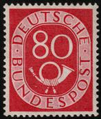 Bundespost 1951 Posthoorn 80 Pf Mi. 137 MNH ** CV €500, Postzegels en Munten, Postzegels | Europa | Duitsland, Verzenden, BRD