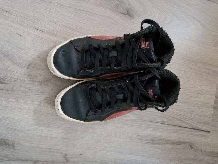 Leren schoenen Puma maat 36 meisje dames zgan, Kinderen en Baby's, Kinderkleding | Schoenen en Sokken, Zo goed als nieuw, Schoenen