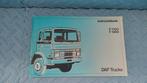 DAF F1100 F1300 Instructieboek - Origineel, Ophalen of Verzenden