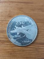 Nederlandse Antillen 25 gulden 1994 zilver, Ophalen of Verzenden, Koningin Beatrix, Zilver