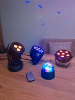 Feestverlichting set: LED parren, movinghead, starball, Ophalen of Verzenden, Gebruikt, Licht, Geluidgestuurd