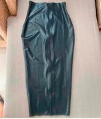 Prachtige lange latex rok met rits, tm 3XL(op maat te maken), Kleding | Dames, Verzenden, Nieuw, Zwart, Onder de knie