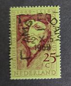 nvph 931 gestempeld 500e geboortedag Erasmus 1969, Postzegels en Munten, Postzegels | Nederland, Verzenden, Na 1940, Gestempeld