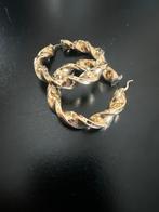 Gouden 585 Wokkel Oorbellen, Ophalen of Verzenden, Zo goed als nieuw, Goud, Hangers