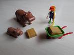Playmobil Dierenverzorger Met Nijlpaarden 3639, Complete set, Ophalen of Verzenden, Zo goed als nieuw