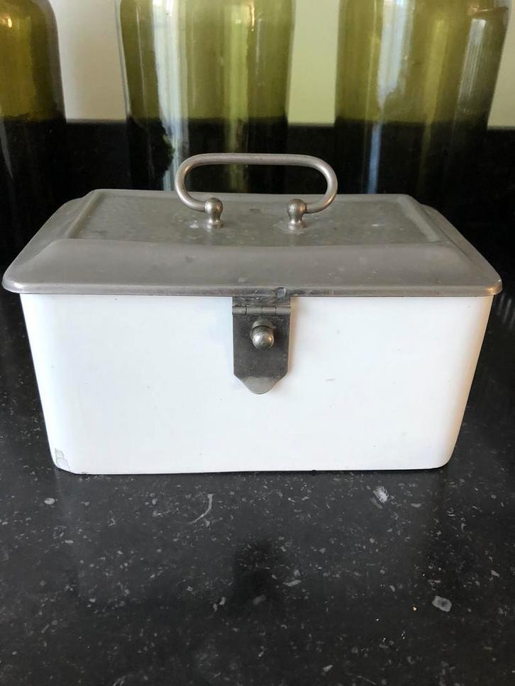 Leuke antieke  porseleinen koekjes “ trommel “, Antiek en Kunst, Antiek | Porselein, Ophalen of Verzenden