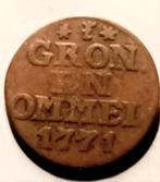 Groningen en Ommelanden Duit 1771, Postzegels en Munten, Munten | Nederland, Ophalen of Verzenden, Vóór koninkrijk, Overige waardes