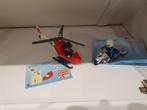 Playmobil brandweer helikopter en politie, Ophalen of Verzenden, Zo goed als nieuw, Los playmobil