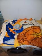 Vintage retro rabobank wieler tenue shirt pet jack maat m 90, Ophalen of Verzenden, Gebruikt, Overige typen