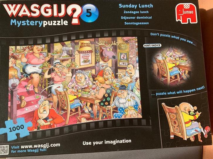 WasGij puzzel, Hobby en Vrije tijd, Denksport en Puzzels, Zo goed als nieuw, Legpuzzel, 500 t/m 1500 stukjes, Ophalen