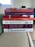Studieboeken social research/statistiek/projectmanagement, Ophalen of Verzenden, Zo goed als nieuw, WO