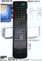 Sony RM-833 Trinitron Color TV VCR Remote Control RM833, Ophalen of Verzenden, Zo goed als nieuw, Origineel, Vhs