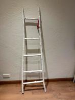Leuke siertrap trap ladeer decoratie wit hout, Ophalen, Gebruikt, Minder dan 2 meter