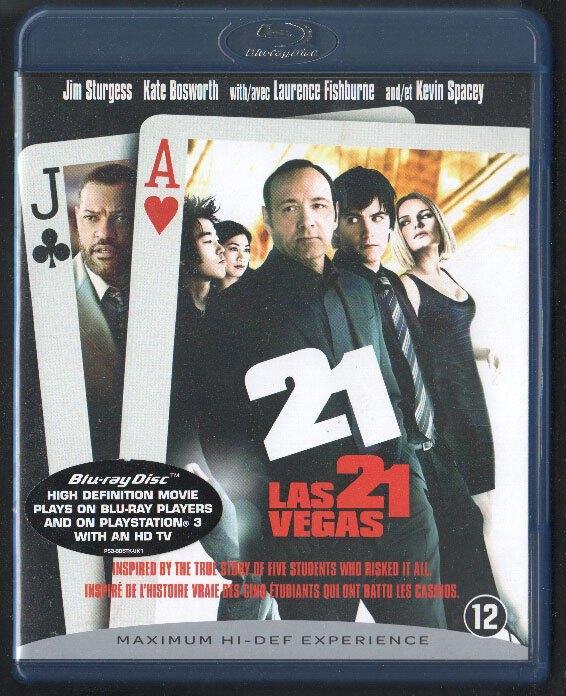 21 - Las Vegas 21. Blu-ray., Cd's en Dvd's, Blu-ray, Gebruikt, Avontuur, Ophalen of Verzenden