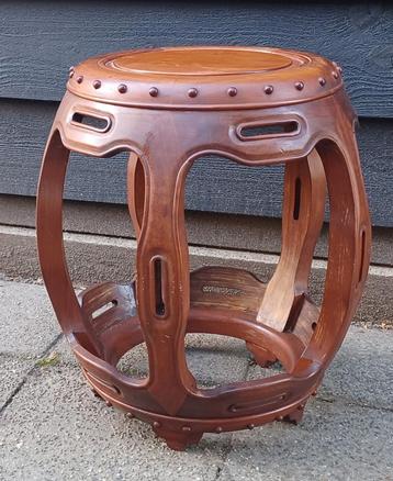 Chinese rosewood hardhouten bijzettafel kruk stoel. beschikbaar voor biedingen