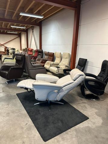 Relaxfauteuil , leren relax fauteuil stoel Meubelzorg XL beschikbaar voor biedingen