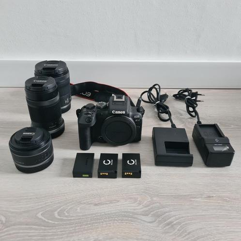 Canon R10 inclusief 3 lenzen, Audio, Tv en Foto, Fotocamera's Digitaal, Gebruikt, Canon, 8 keer of meer, Ophalen