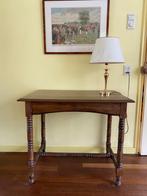 Elegante sidetable massief hout, Huis en Inrichting, Tafels | Sidetables, Ophalen, 50 tot 100 cm, Zo goed als nieuw, Rechthoekig