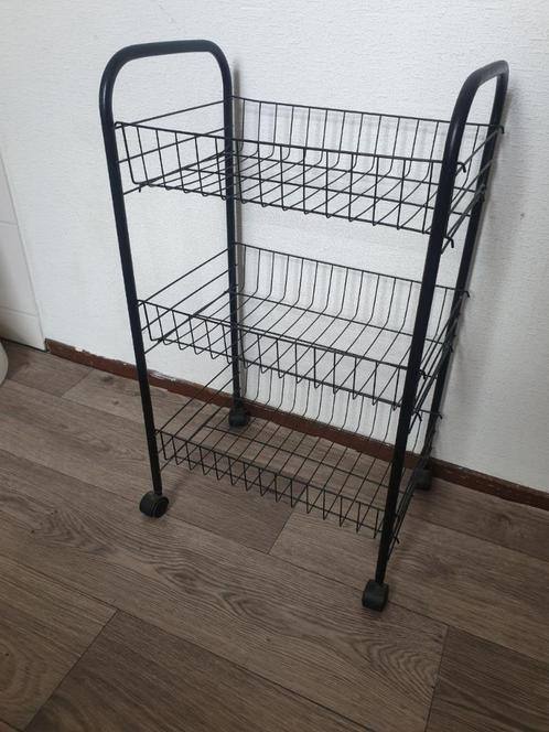 Handig rekken voor de keuken ( zwart ️️), Huis en Inrichting, Keuken | Keukenbenodigdheden, Gebruikt, Ophalen