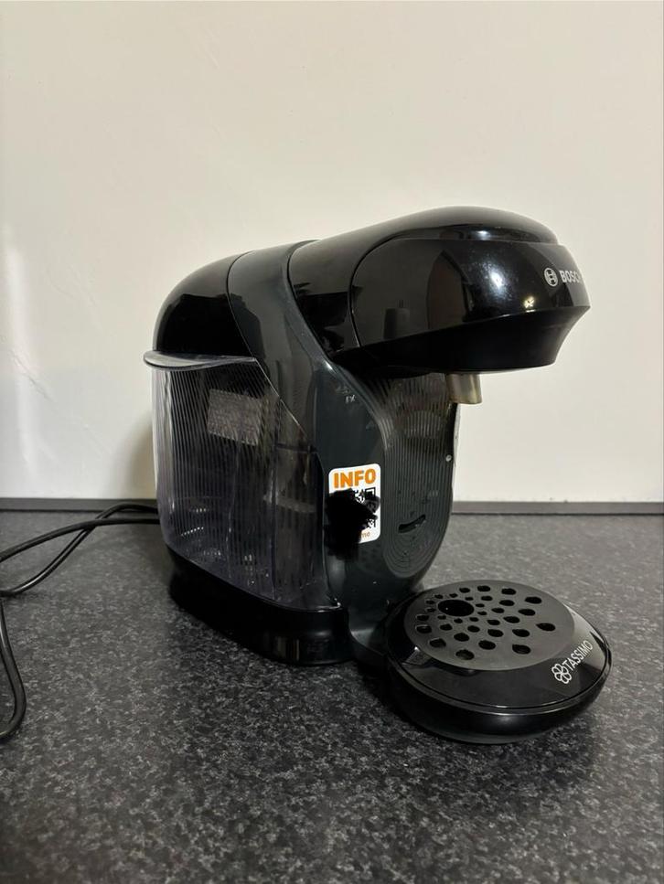 Bosch Tassimo Koffiezetapparaat - Zwart, Witgoed en Apparatuur, Koffiezetapparaten, Gebruikt, Koffiepads en cups, Koffiemachine