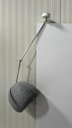 Leuke design grijs vilten hanglamp instelbare arm, Huis en Inrichting, Lampen | Hanglampen, Minder dan 50 cm, Design, Gebruikt