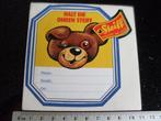 sticker halt die ohren Steiff logo knopf im ohr adres label, Verzamelen, Verzenden, Zo goed als nieuw, Merk