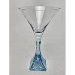 # Vintage Bombay Sapphire Gin Martini Cocktail Glass Blue, Verzamelen, Ophalen of Verzenden, Zo goed als nieuw, Overige typen