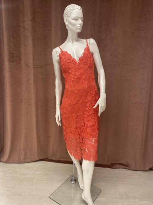 peach kleur korte avondjurk maat 36, 38, Kleding | Dames, Gelegenheidskleding, Nieuw, Cocktailjurk, Overige kleuren, Ophalen of Verzenden
