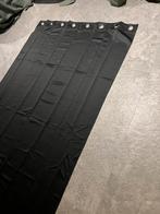 Nieuw zwart gordijn met ringen - 136x248 cm, 100 tot 150 cm, Zwart, Nieuw, Verzenden