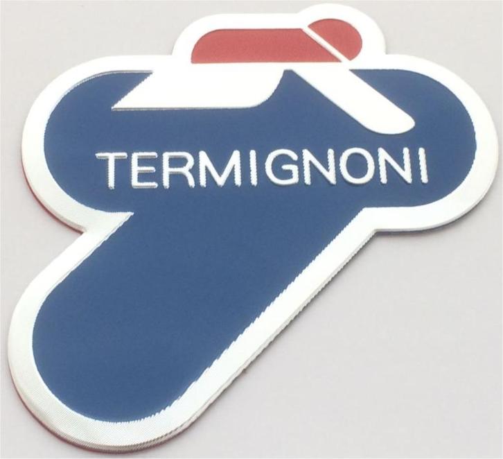 Termignoni aluminium Uitlaatplaatje, Motoren, Accessoires | Stickers, Ophalen of Verzenden