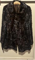 Bontjas dames echt bont, Zwart, Maat 42/44 (L), Ophalen of Verzenden, Onbekend