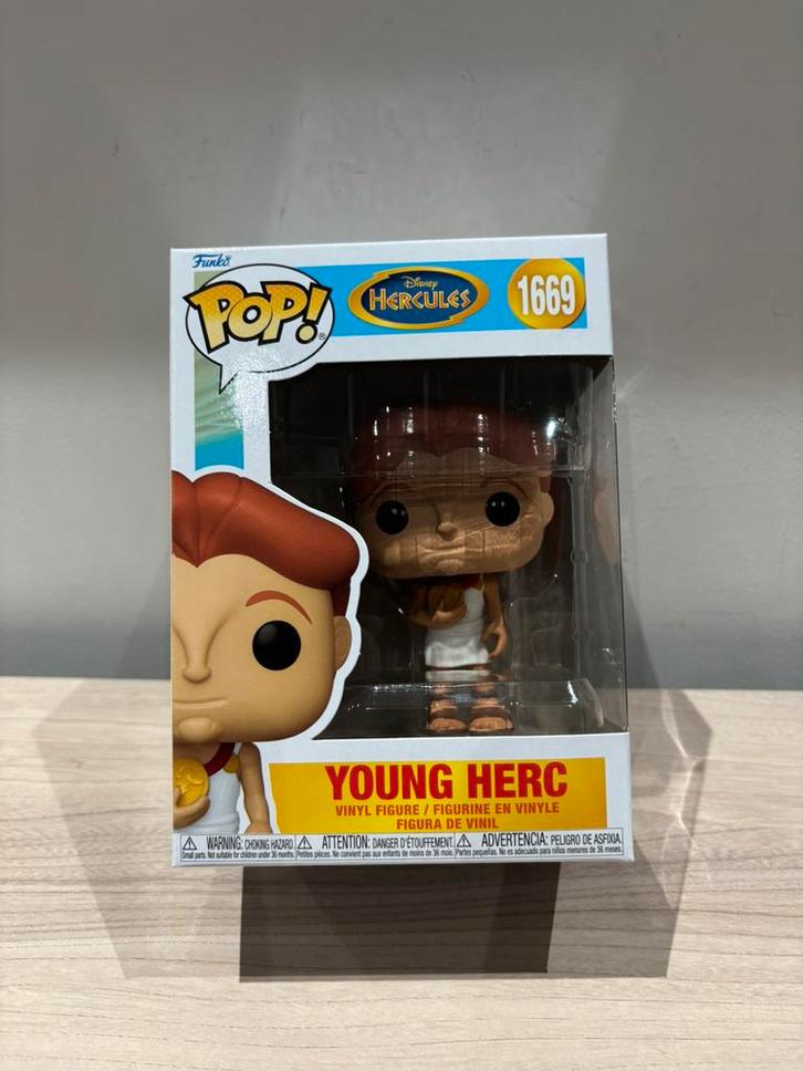 Funko Pop! Disney Hercules – Young Herc #1669 | Mint, Verzamelen, Poppetjes en Figuurtjes, Zo goed als nieuw, Ophalen of Verzenden