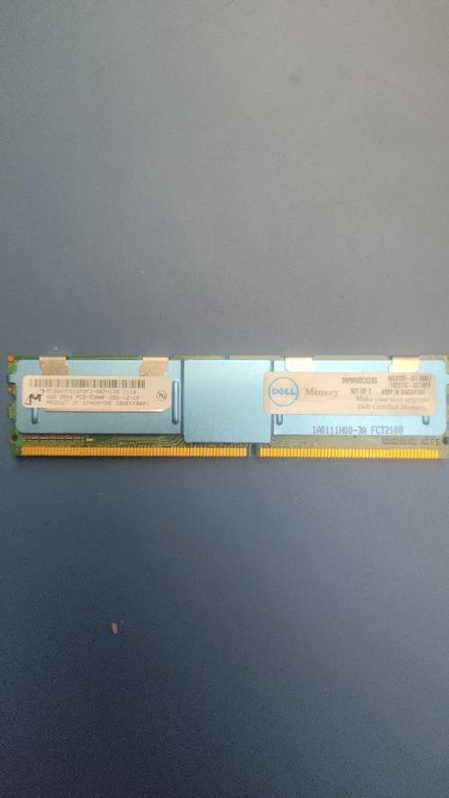 4x ECC DDR2 Server RAM 4GB – Dell/Micron, Computers en Software, RAM geheugen, Gebruikt, Server, 4 GB, DDR2, Ophalen of Verzenden