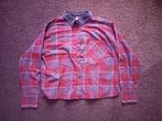 QS geruit overhemd dames maat 38 M antraciet rood bordeaux, Ophalen of Verzenden, Zo goed als nieuw, Maat 38/40 (M), Rood