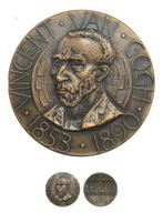 Van Gogh medaille 100 jarig bestaan, Postzegels en Munten, Penningen en Medailles, Ophalen of Verzenden, Overige materialen