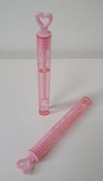 2x bellenblaas met roze hartje, €2,50 incl verzendkosten, Verzenden, Nieuw, Feestartikel, Valentijn of Romantisch
