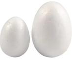 Creative Deco styropor (piepschuim) eieren 2,5 en 3,5 cm 10, Materiaal, ., Nieuw, Ophalen of Verzenden