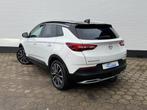 Opel Grandland X Hybrid Ultimate l leder l 360 l TREKHAAK!, Auto's, Zwart, 4 cilinders, Wit, Hybride Elektrisch/Benzine