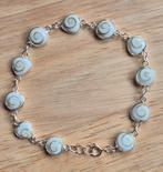 Zilveren armband Shiva Eye, Ophalen of Verzenden, Nieuw, Wit, Zilver