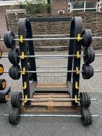 Technogym vaste halter stangen 17,5-40 kg gewichten, Ophalen, Halterstangen, Stangen, 17,5 tot 40 kg