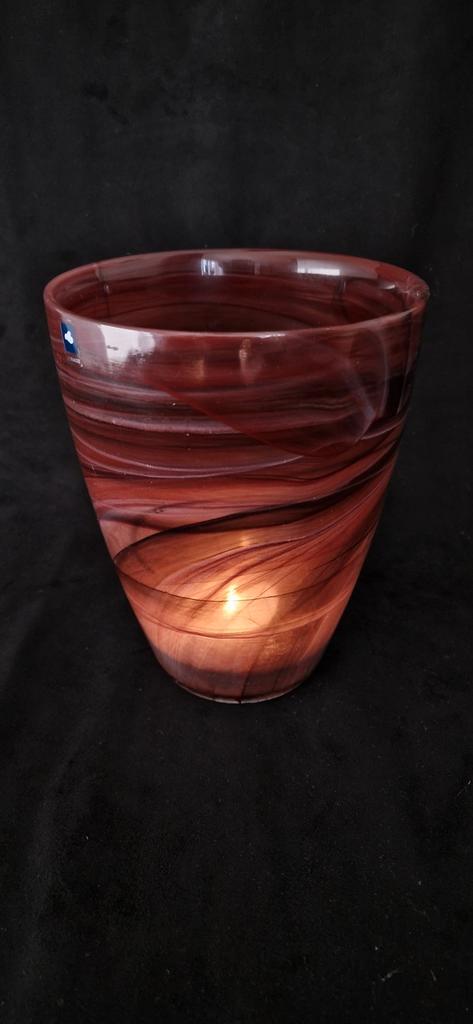 alabrastro vaas/ windlicht Leonardo vintage, Antiek en Kunst, Antiek | Glas en Kristal, Ophalen of Verzenden