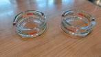 2 glazen Stuyvesant Asbakken t.e.a.b., Ophalen of Verzenden, Gebruikt, Asbak
