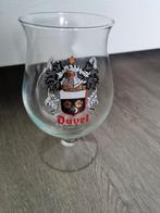 Duvel wapenschild glas vintage jaren 70, Ophalen of Verzenden, Zo goed als nieuw, Glas of Glazen, Duvel
