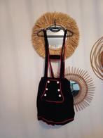 lederhose zwart met rode strepen. maat 56 (XL), Ophalen of Verzenden, Zo goed als nieuw, Maat 56/58 (XL), Overige thema's