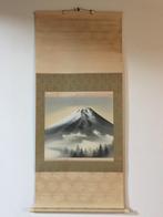 japanse scroll rolschildering kakejiku Mount Fuji, Antiek en Kunst, Ophalen of Verzenden