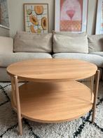Jysk Sneslev Salontafel Eikenhout Rond, Huis en Inrichting, Tafels | Salontafels, Ophalen, Gebruikt, 50 tot 100 cm, Minder dan 50 cm