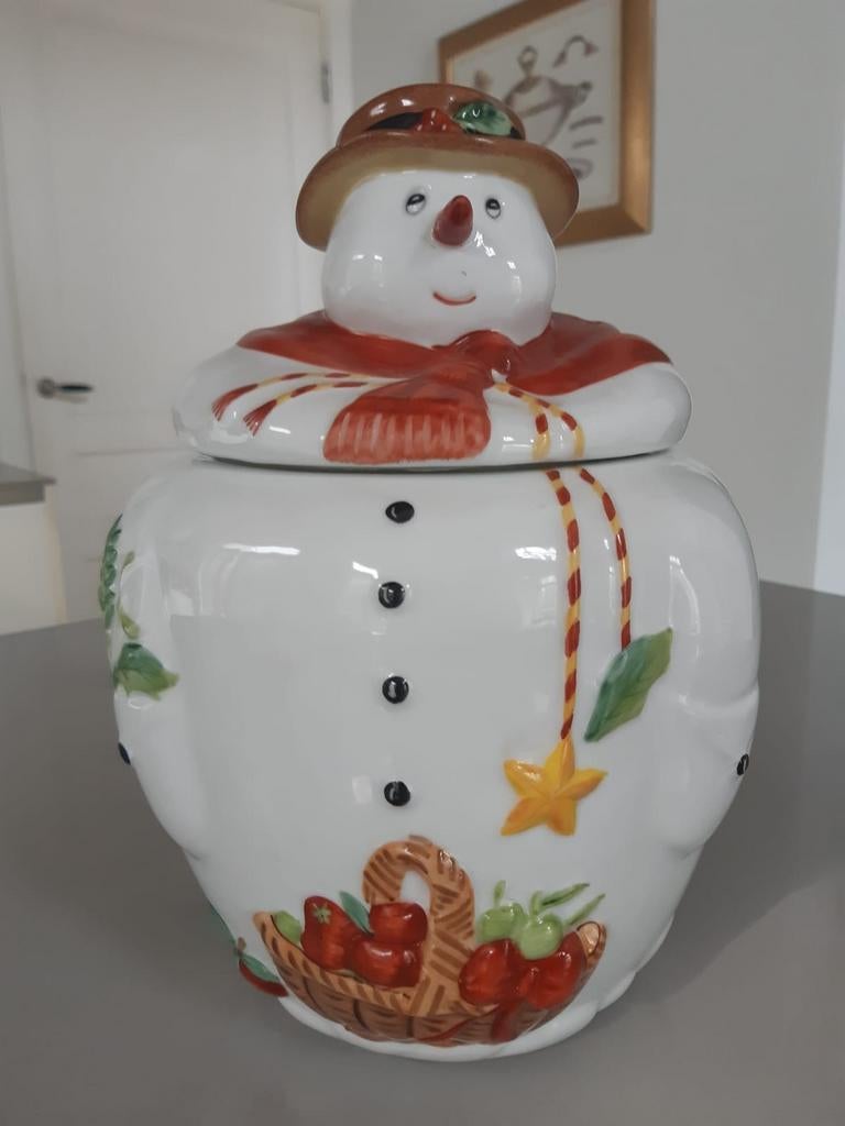 Koekpot Sneeuwpop Kerst Villeroy en Boch, Diversen, Kerst, Ophalen of Verzenden