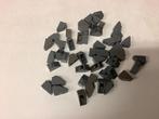 Lego dakpan 2x1 donker grijs, Ophalen of Verzenden, Gebruikt, Losse stenen, Lego